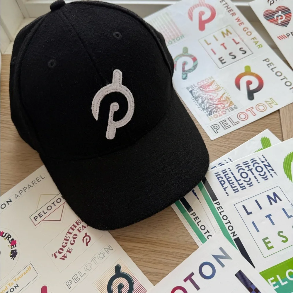 Peloton Baseball Cap & Stickers - Picture 4 of 6